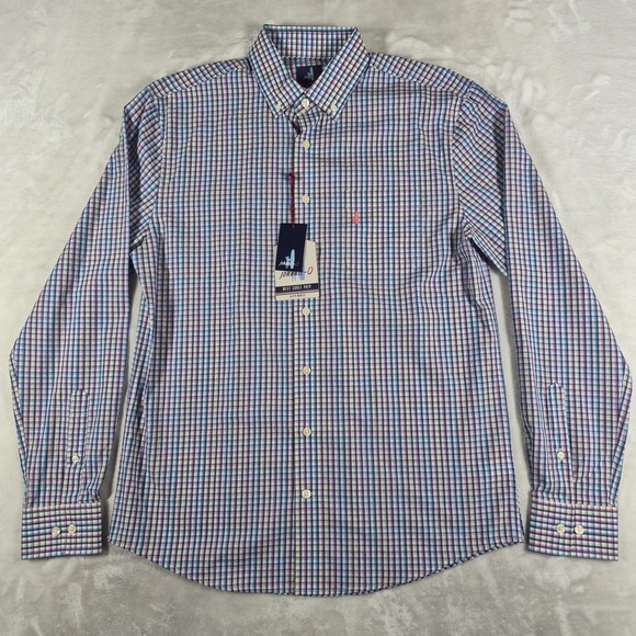 johnnie-O Other - Johnnie O West Coast Prep Button Down Shirt‎ Men's Medium Plaid Comfort NWT